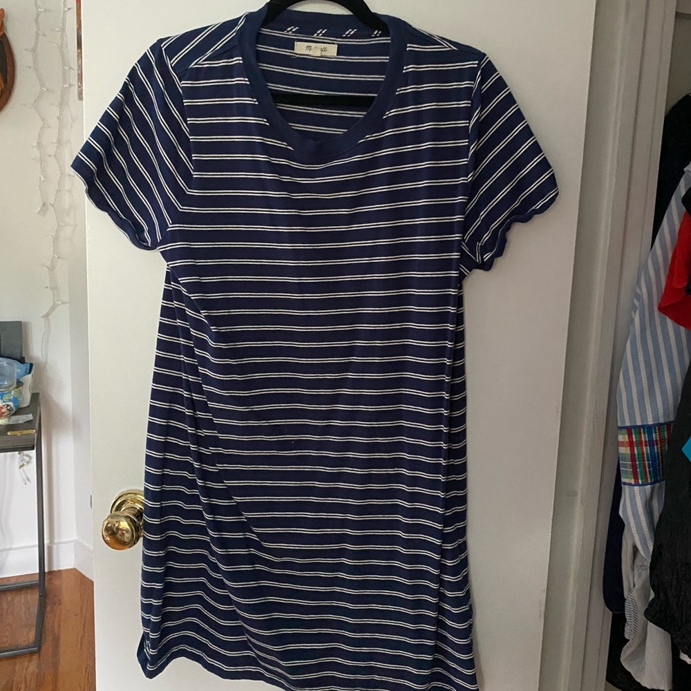 Madewell NWOT Striped Shirtdress